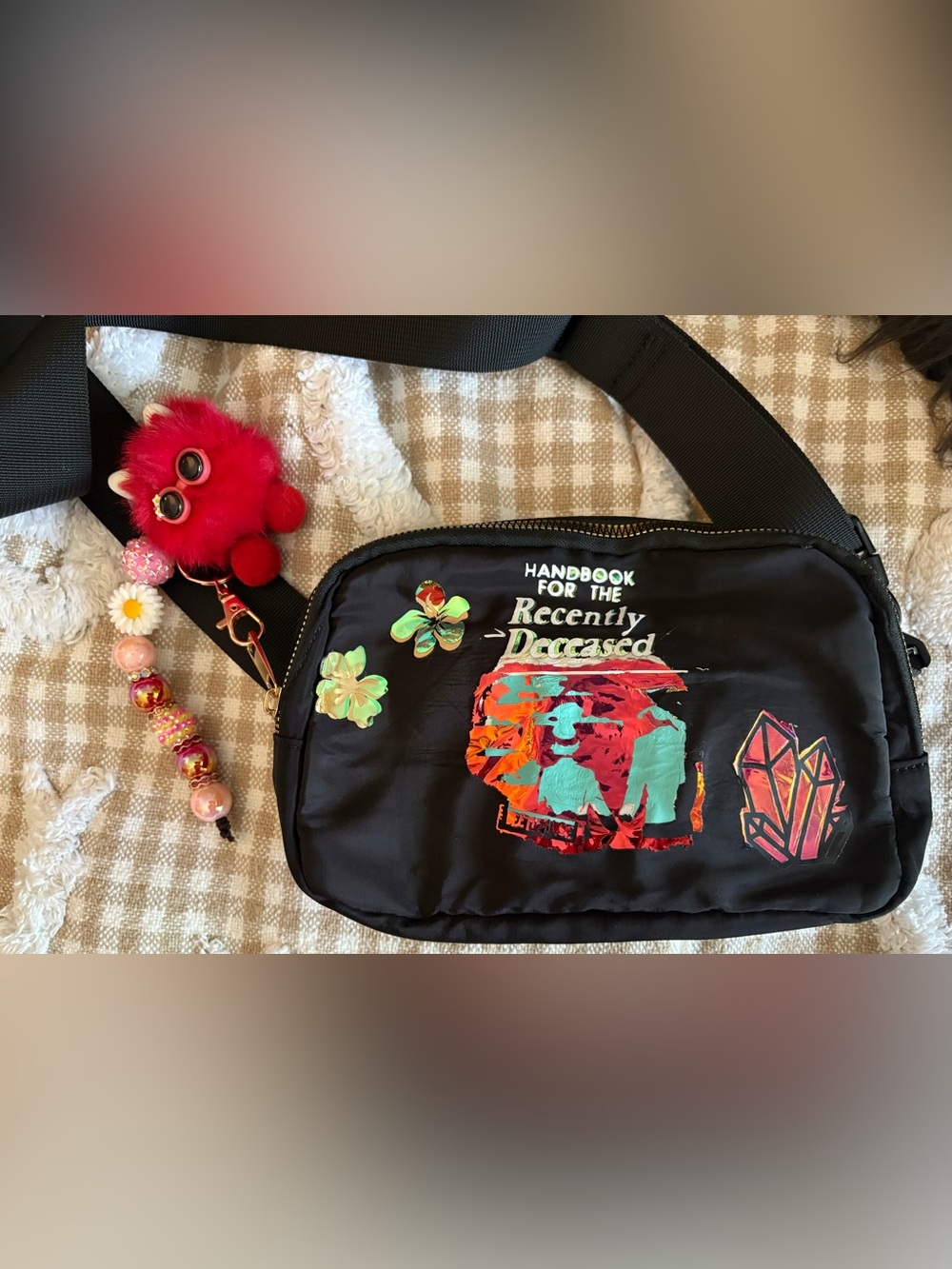 Beetlejuice handbook of the recently deceased handbook crossbody bag